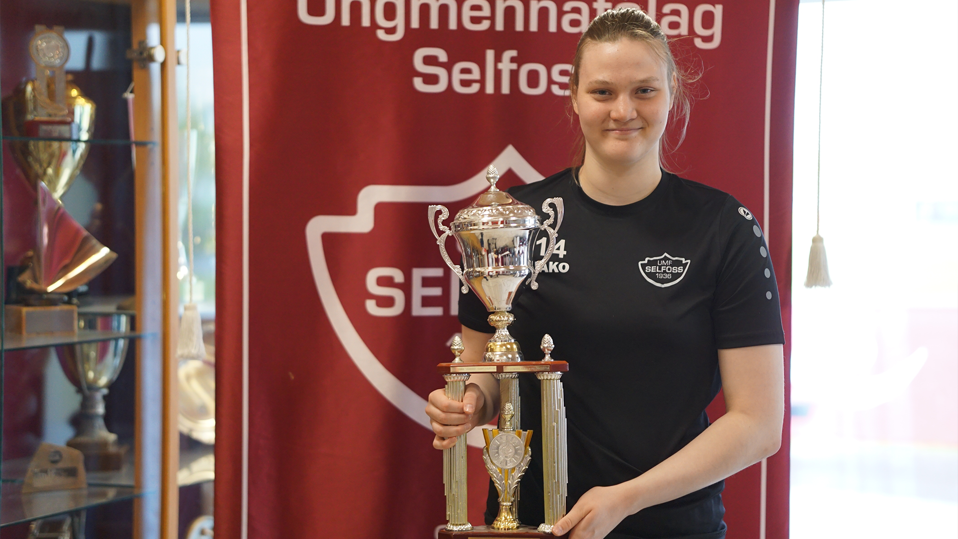 Afrek ársins í handknattleiksakademíunni átti Ágústa Tanja Jóhannsdóttir