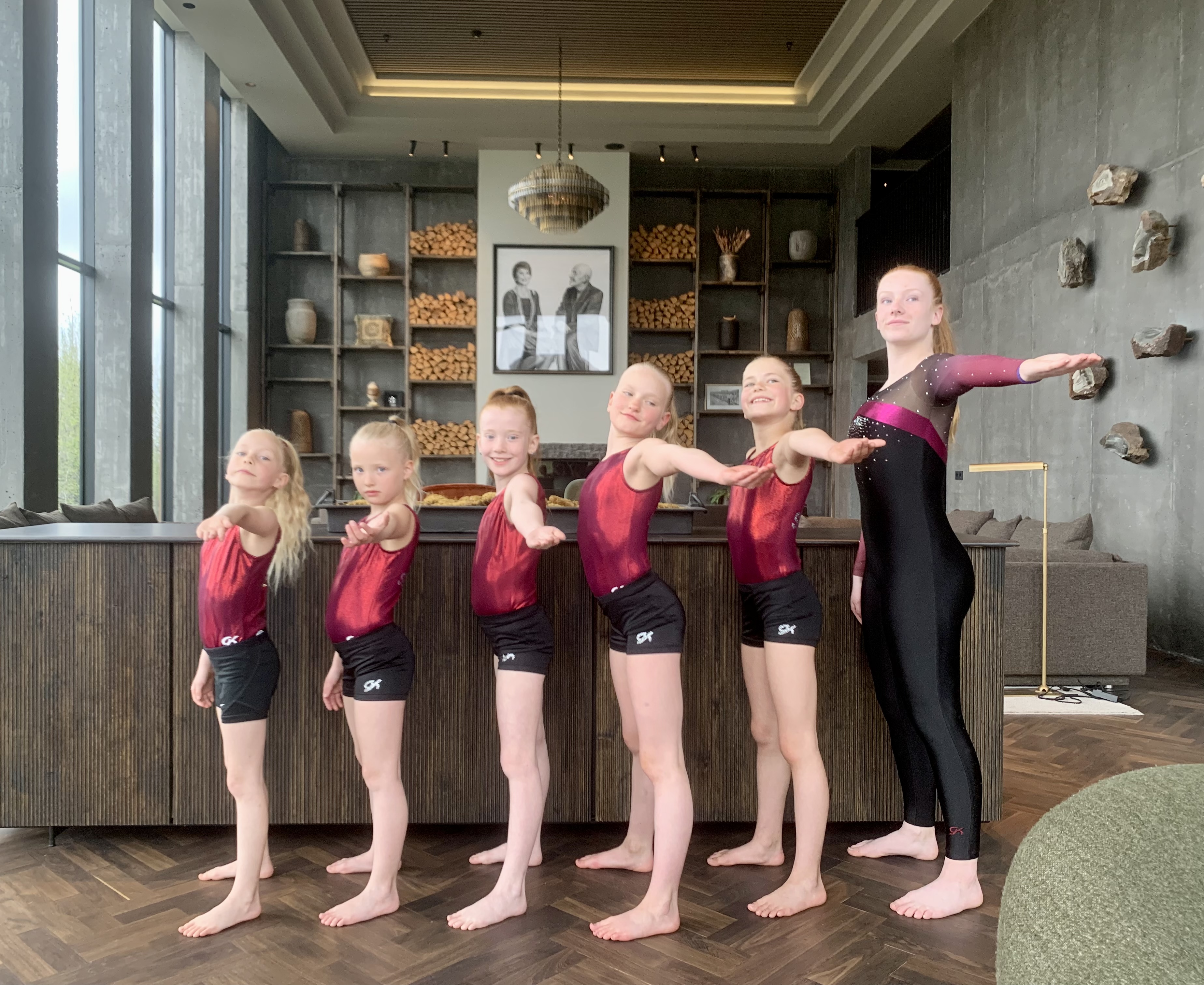 Frá vinstri: Antonía, Hildur, Aðalbjörg, Unnur, Emilía og Kristín María