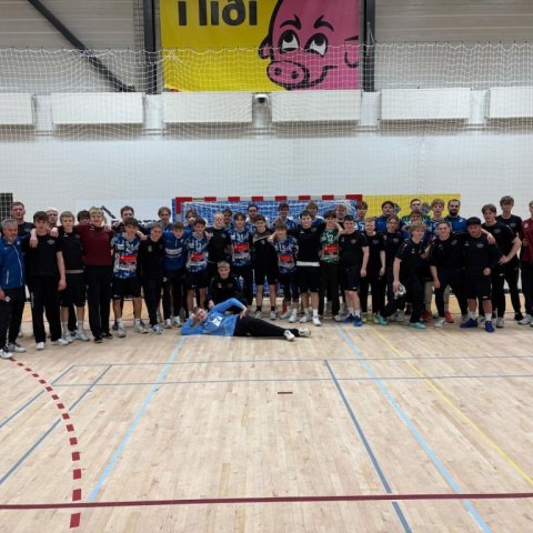 Eftir æfingaleik gegn 3. flokks Selfoss