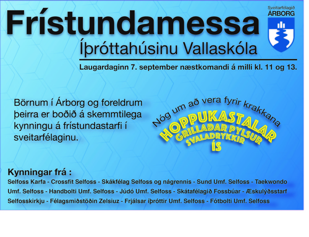 Frístundamessa 2019 - Auglýsing