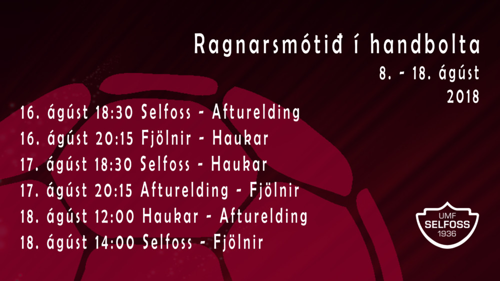 Ragnarsmót 2018 - leikjaplan kvk