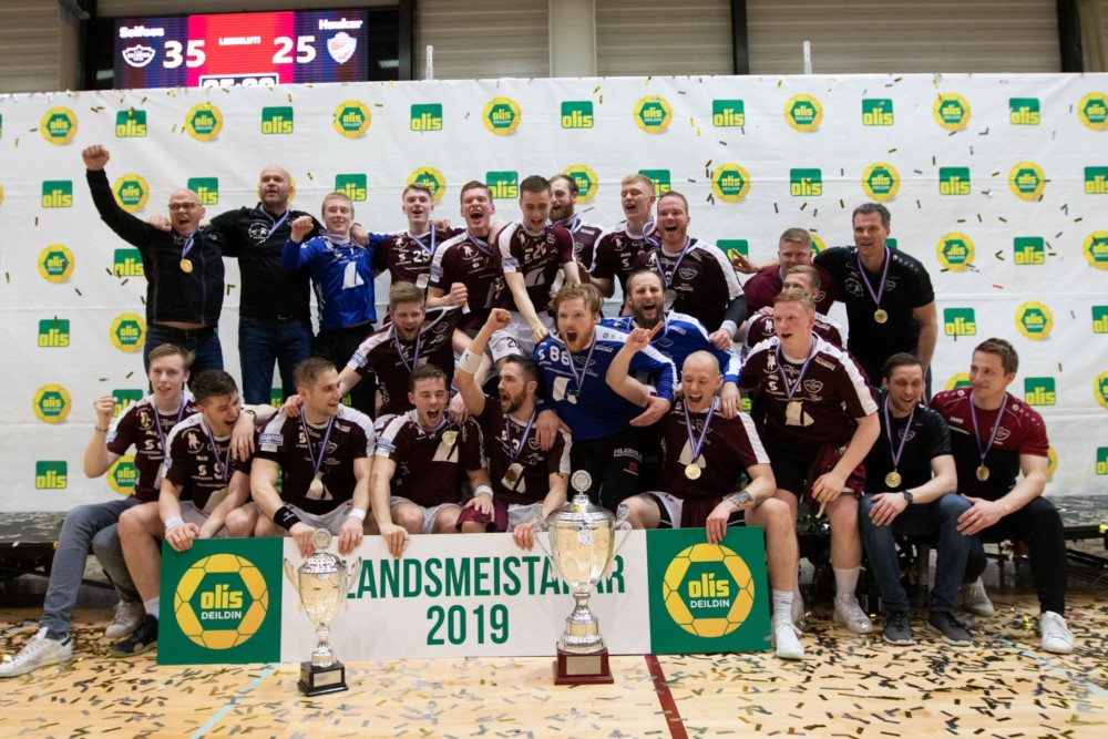 Íslandsmeistarar Olísskilti