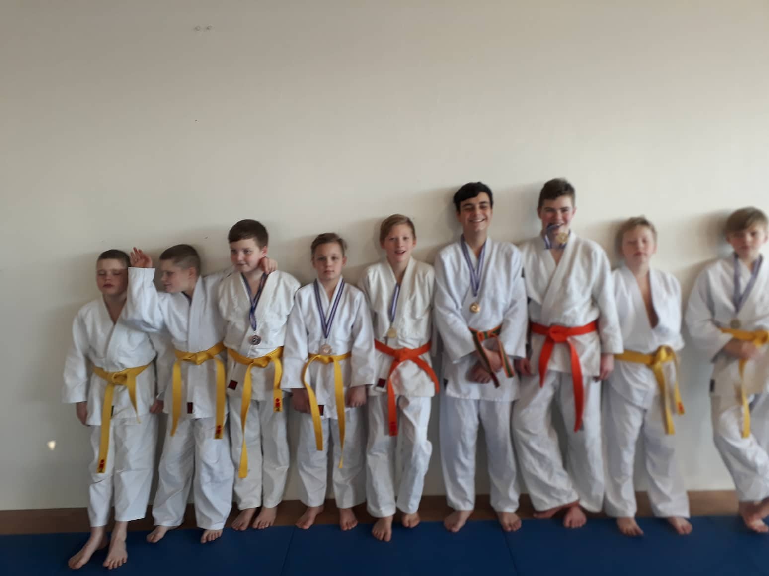 Júdó - Hópmynd Allir kependur Selfoss í u 15 ára
