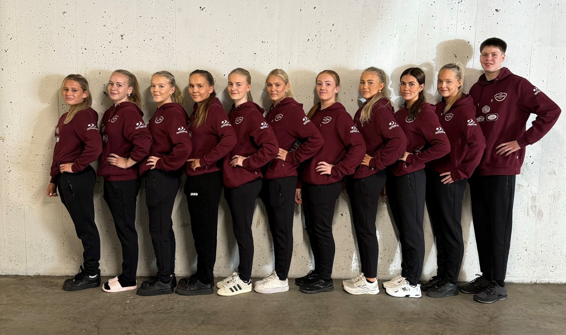Elsa Karen, Silvia Rós, Birta Rós, Þórunn, Karolína Helga, Birta Sif, Kristín María, Katrín Drífa, Victoria Ann, Magdalena Ósk og Axel Ívan eru öll í landsliðshóp fyrir EM 2024.