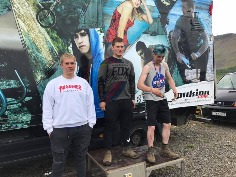 Mótokross - Unglingaflokkur Ármann, Ólafur og Sigurður
