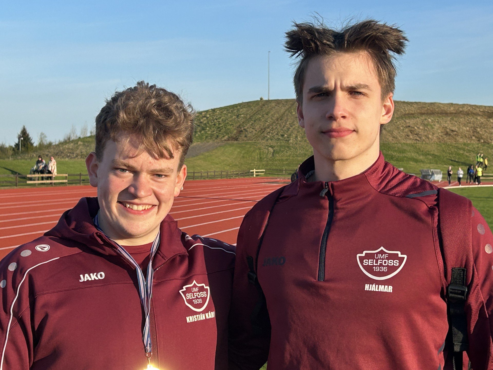Kristján Kári og Hjálmar Vilhelm byrjuðu fyrsta mót sumarsins af krafti