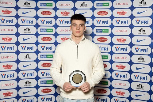 Hjálmar VIlhelm er piltur ársins 19 ára og yngri hjá FRÍ 