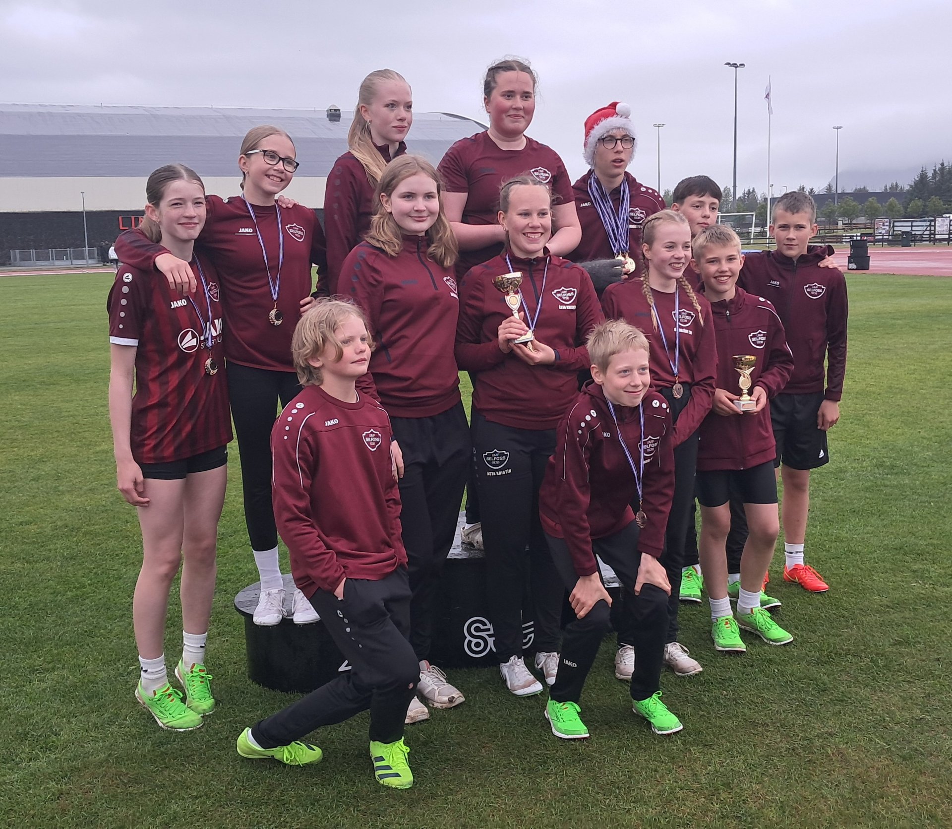 Selfoss liðið sem sigraði Aldursflokkamót HSK