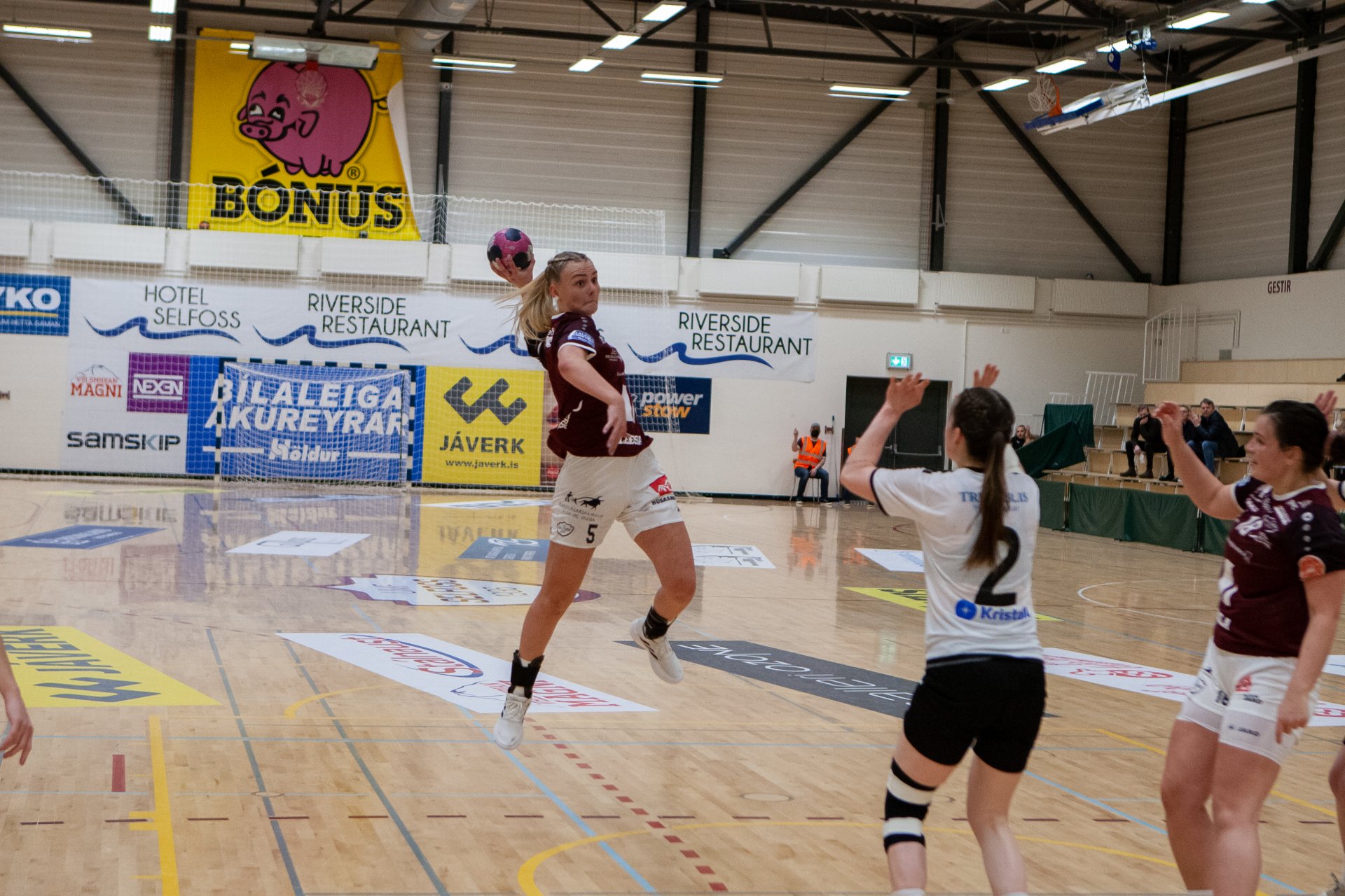 Tinna Sigurrós Traustadóttir skoraði 5 mörk í leiknum