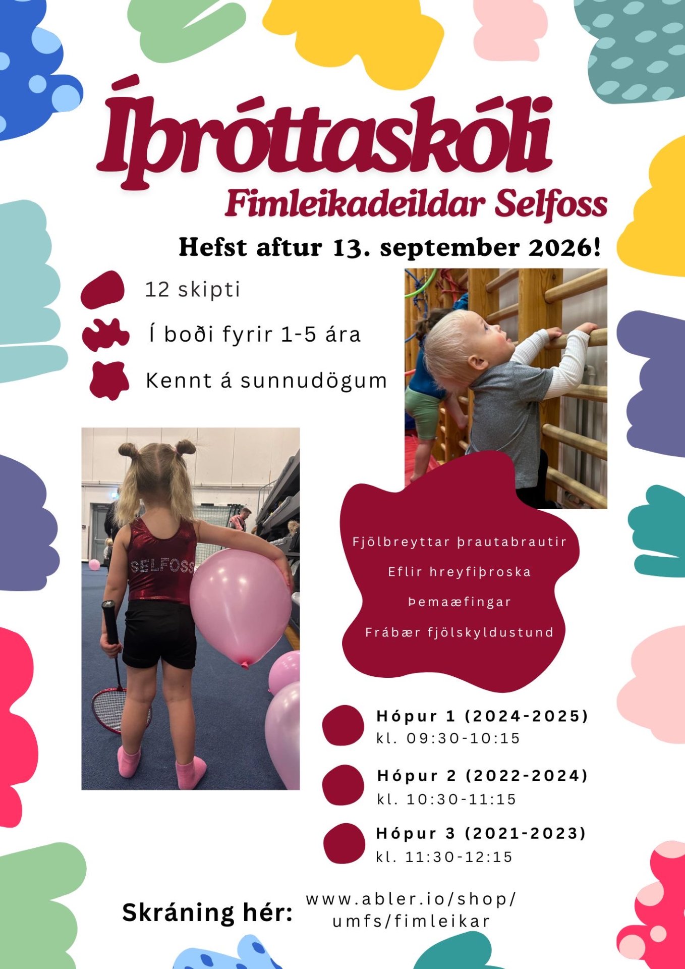 Skráning í íþróttaskólann