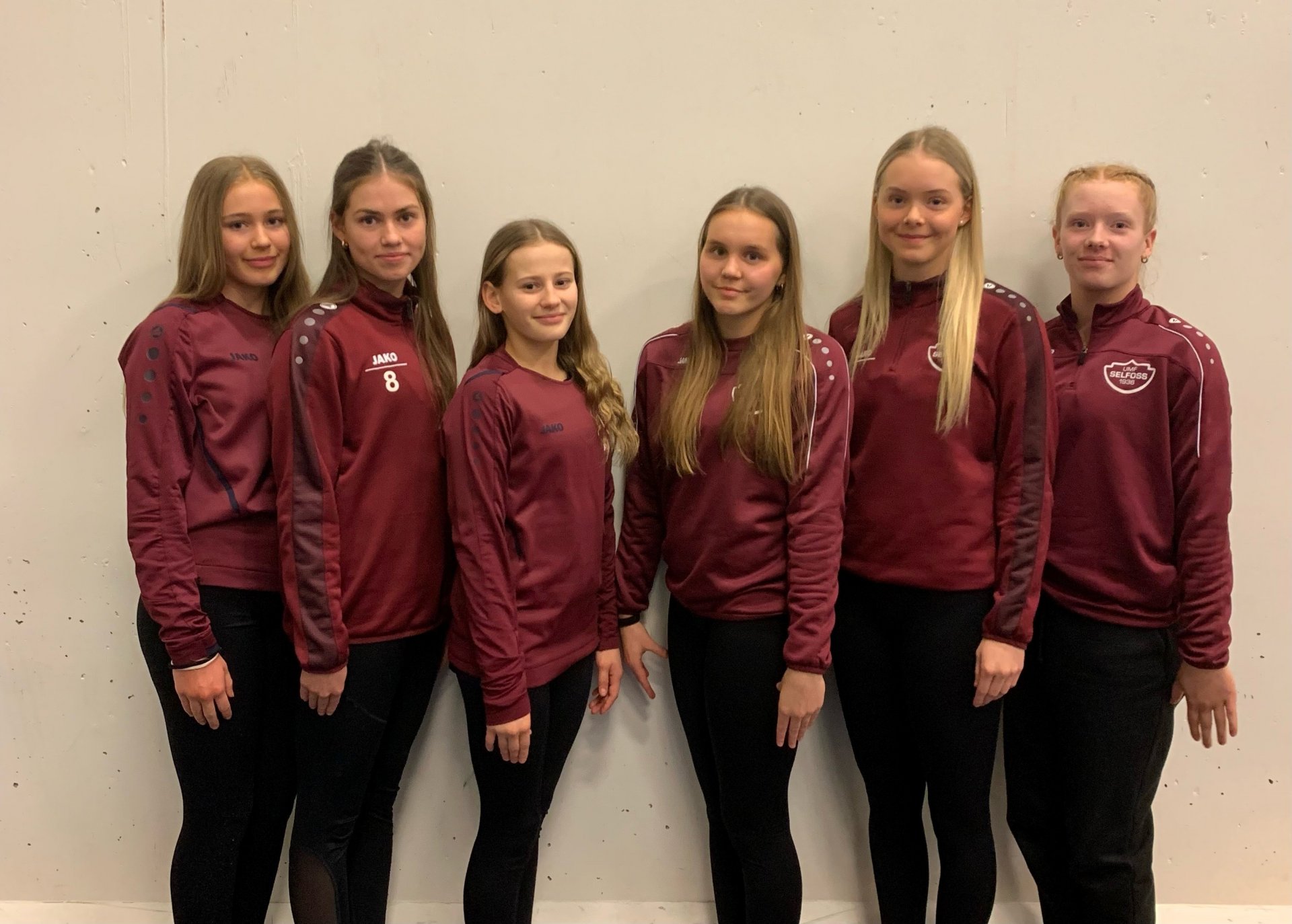 Úrvalshópur frá vinstri: Katrín Drífa, Victoria Ann, Elsa Karen, Þórunn, Magdalena Ósk og Kristín María.
